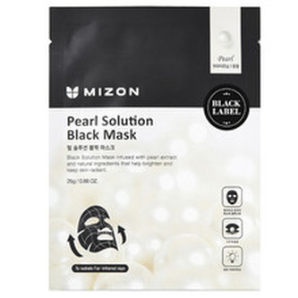 Mizon Rozjasňující maska s výtažky z perel (Pearl Solution Black Mask) 25 g woman