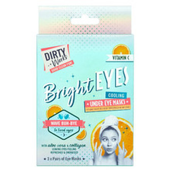 Dirty Works Rozjasňující maska pod oči Bright Eyes (Cooling Under Eye Mask) 3 x 4 ml woman