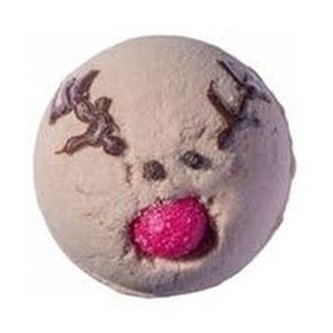 Bomb Cosmetics Šumivá koupelová bomba Run Rudolph Run (Bath Blaster ø 7,5 cm) 160 g woman