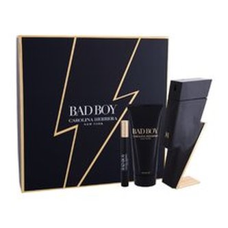 Carolina Herrera Bad Boy Dárková sada Toaletní voda 100 ml, sprchový gel 100 ml a miniaturka Toaletní voda 10 ml