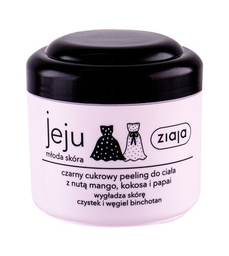 Ziaja Jeju Tělový peeling Black Sugar Body Scrub 200 ml pro ženy