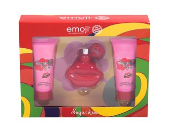 Emoji Sugar Kiss parfémovaná voda 50 ml + sprchový gel 60 ml + tělové mléko 60 ml