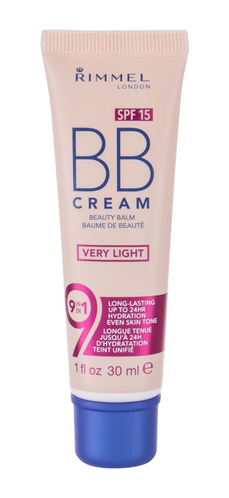Rimmel London BB Cream BB krém 9in1 30 ml Very Light SPF15 pro ženy