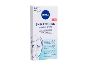 Nivea Osvěžující čisticí pleťové náplasti (Refining Clear-Up Strips) 6 ks woman