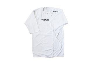 label.m Pláštěnka na stříhání - bílá