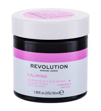 Revolution Skincare Stressed Mood Pleťová maska Calming 50 ml Overnight Face Mask pro ženy
