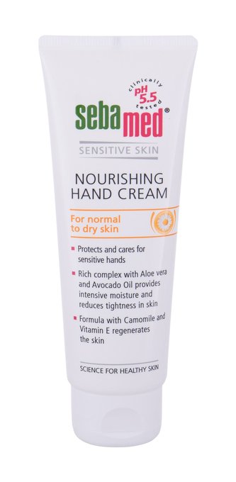 SebaMed Sensitive Skin Krém na ruce Nourishing 75 ml pro ženy