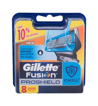 Gillette Fusion Proshield Náhradní břit Chill 8 ks pro muže