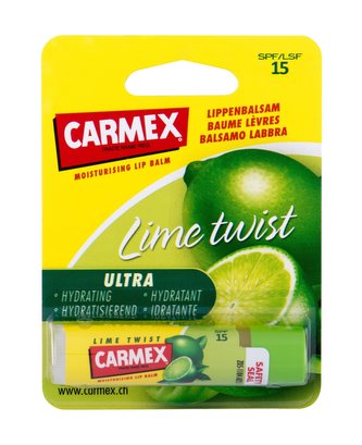 Carmex Lime Twist Balzám na rty 4,25 g SPF15 pro ženy
