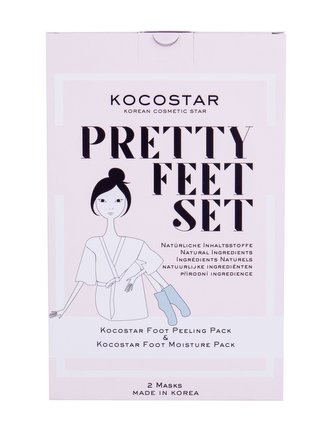 Kocostar Foot hydratační maska na nohy 14 ml + peelingová maska na nohy 40 ml