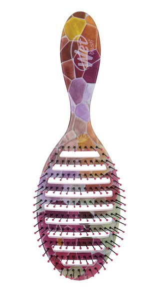 Wet Brush Speed Dry Kartáč na vlasy 1 ks Magic Garden Multi-Color Tile pro ženy