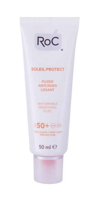 RoC Soleil-Protect Opalovací přípravek na obličej Anti-Wrinkle 50 ml SPF50+ pro ženy