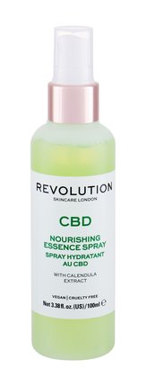 Makeup Revolution London Skincare Pleťová voda a sprej CBD 100 ml Nourishing Essence Spray pro ženy