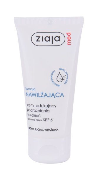 Ziaja Med Hydrating Treatment Denní pleťový krém 50 ml SPF6 pro ženy
