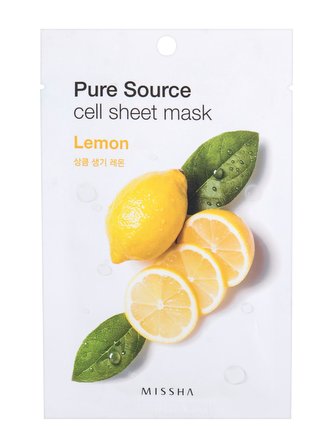 Missha Pure Source Pleťová maska Lemon 21 g pro ženy