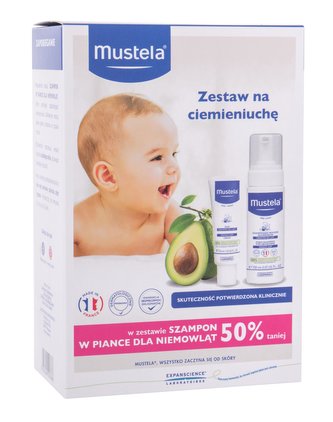 Mustela Bébé šampon 150 ml + krém proti šupinám ve vlasech Cradle Cap 40 ml Mustela Bébé šampon 150 ml + krém proti šupinám ve vlasech Cradle Cap 40 ml