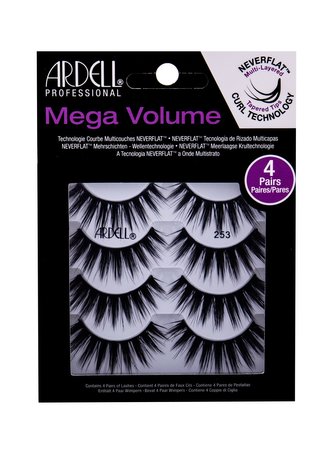 Ardell Mega Volume Umělé řasy 253 4 ks Black pro ženy
