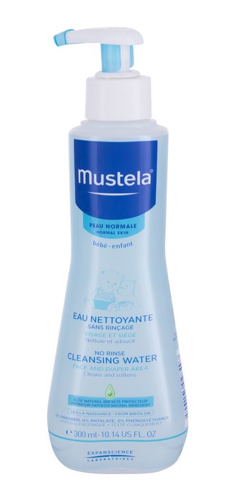 Mustela Bébé Čisticí voda Soothing Cleansing Water 300 ml No-Rinse pro děti