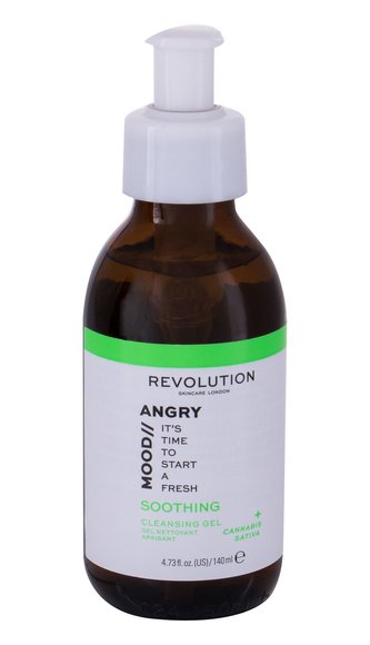 Revolution Skincare Angry Mood Čisticí gel Soothing 140 ml pro ženy
