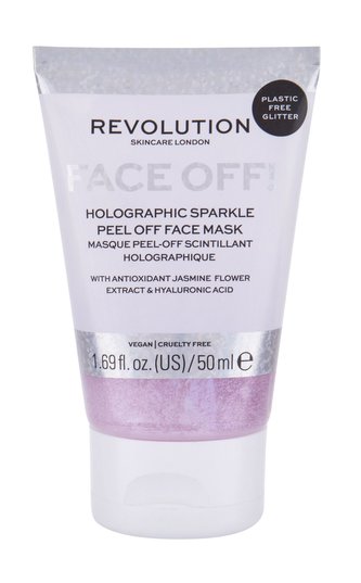 Revolution Skincare Face Off! Pleťová maska Holographic Sparkle 50 ml pro ženy