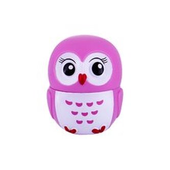 2K Lovely Owl Balzám na rty 3 g Raspberry pro děti