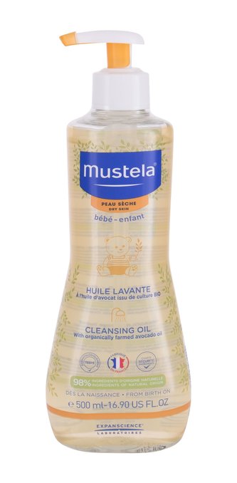Mustela Bébé Koupelový olej Cleansing Oil 500 ml pro děti