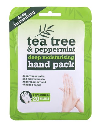 Xpel Tea Tree Hydratační rukavice Tea Tree & Peppermint Deep Moisturising Hand Pack 1 ks pro ženy