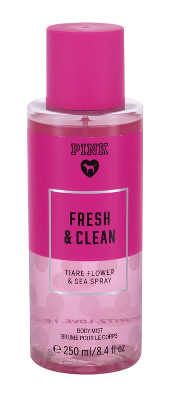 Victoria´s Secret Pink Tělový sprej Fresh & Clean 250 ml pro ženy