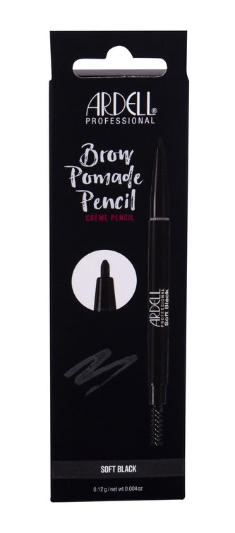 Ardell Brow Pomade Tužka na obočí Pencil 0,12 g Soft Black pro ženy