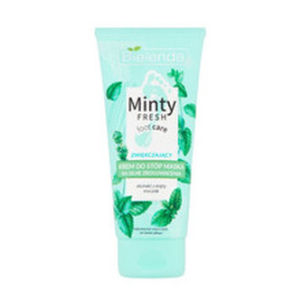Bielenda Osvěžující a změkčující maska na nohy Minty Fresh (Cream Mask Softening) 100 ml woman
