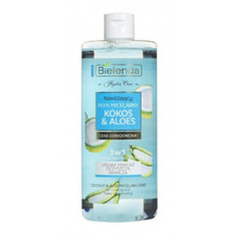 Bielenda Hydratační micelární voda 3v1 Kokos a Aloe Hydra Care (Moisturizing Micellar Liquid) 500 ml woman