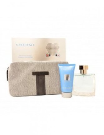 Azzaro - Chrome - toaletní voda 50 ml + sprchový gel 50 ml + taška - 50 ml