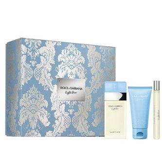 Dolce & Gabbana - Light Blue - toaletní voda 50 ml + 10 ml + tělový krém 50 ml  - 50 ml