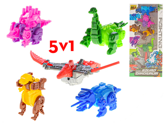 Robot/dinosaurus 6,5-12cm 5ks v krabičce