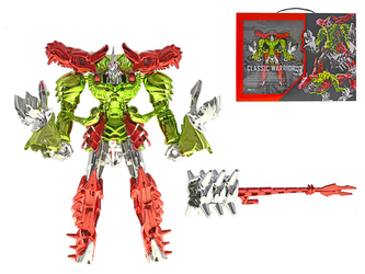 Robot/dinosaurus Tyranosaurus 22cm s doplňky v krabičce