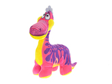 Dinosaurus plyšový 30cm stojící růžový 0m+