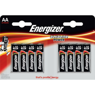 Baterie "Alkaline Power", AA (tužková), 8 ks, ENERGIZER