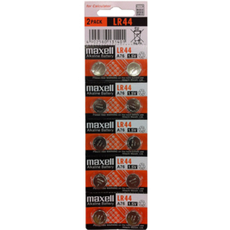 Baterie MAXELL LR 44   10BP   (5x2)  A76