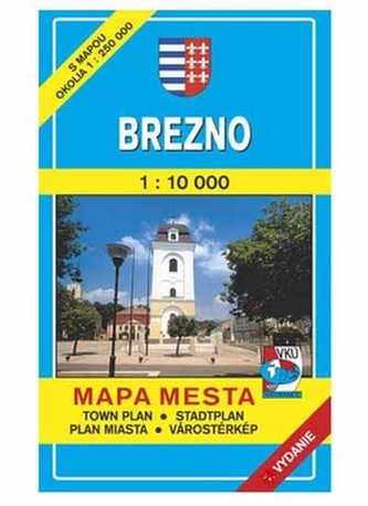 Brezno Mapa mesta Town plan Stadtplan Plan miasta Várostérkép