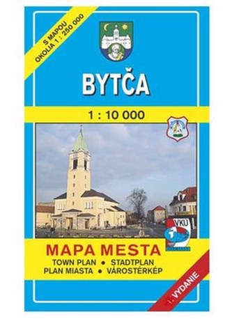 Bytča Mapa mesta Town plan Stadtplan Plan miasta Várostérkép