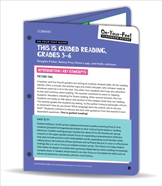 On-Your-Feet Guide: This Is Guided Reading, Grades 3-6 On-Your-Feet Guide: This Is Guided Reading, Grades 3-6