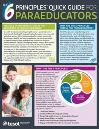 The 6 Principles (R) Quick Guide for Paraeducators
