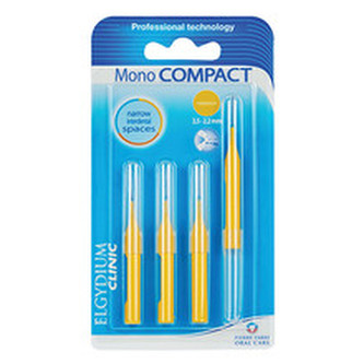 ELGYDIUM Mezizubní kartáčky žluté Mono Compact (2,5-2,2 mm) 4 ks unisex