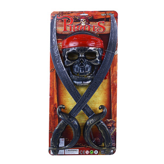 Pirátská sada 2 meče+maska