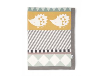 Pletená deka Ježci