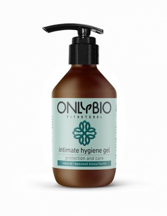 OnlyBio Pečující gel pro intimní hygienu (250 ml) - ve skleněné lahvi