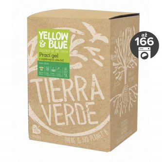 Yellow&Blue Prací gel bez vůně (5 l) - z bio mýdlových ořechů