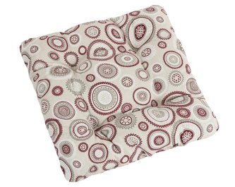 Sedák IVO prošívaný - magické kruhy - 40 x40 cm, prošívaný