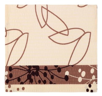 Povláček krepový - hnědé chmýří - 40x40cm