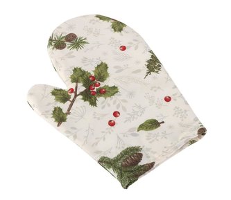 Kuchyňská chňapka - vánoční jehličí - chňapka 28x18 cm